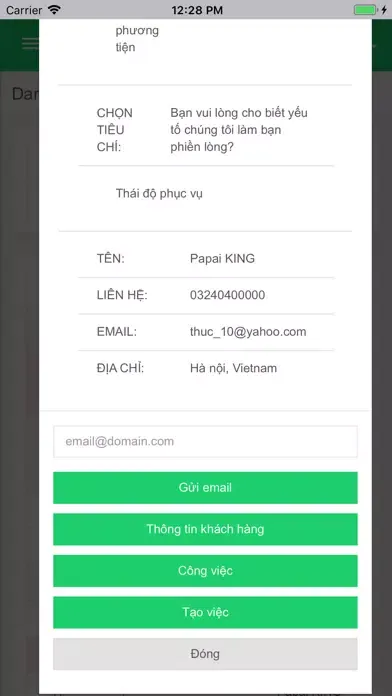 Zrzuty ekranu hearme - đo lường sự hài lòng