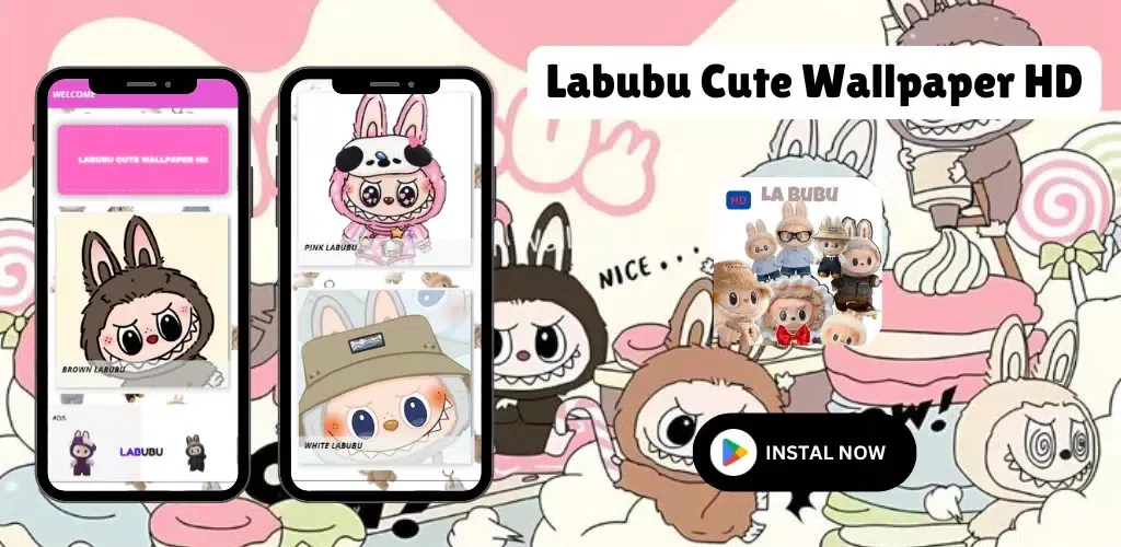Labubu Cute Wallpaper HD应用截图