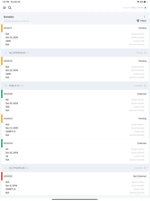 LABWORKS Collection App iPad  স্ক্রিনশট