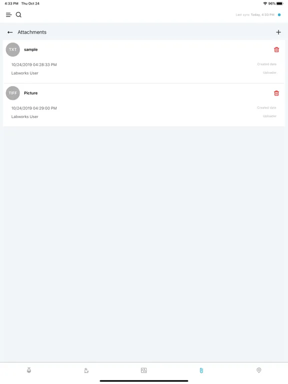 LABWORKS Collection App iPad  স্ক্রিনশট