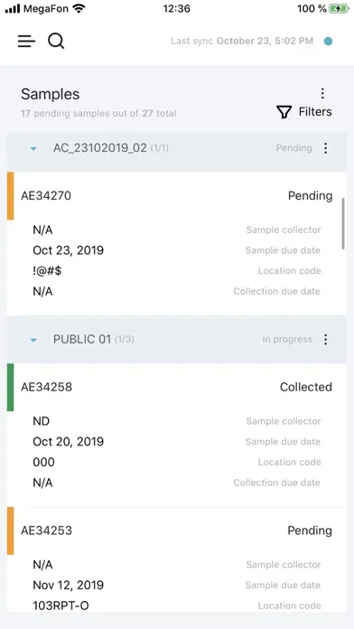 LABWORKS Collection App স্ক্রিনশট