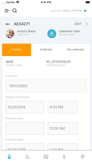 LABWORKS Collection App স্ক্রিনশট