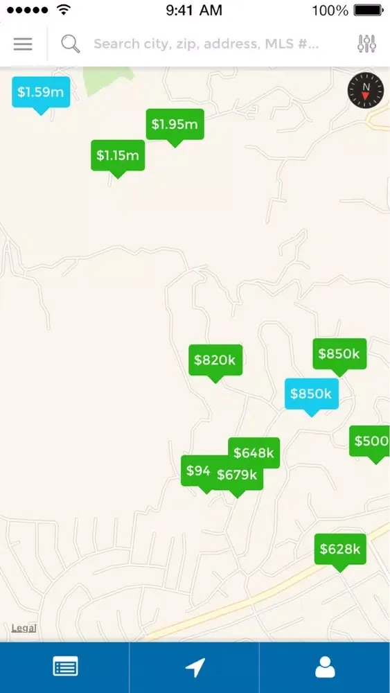 Capturas de pantalla de La Canada Home Values