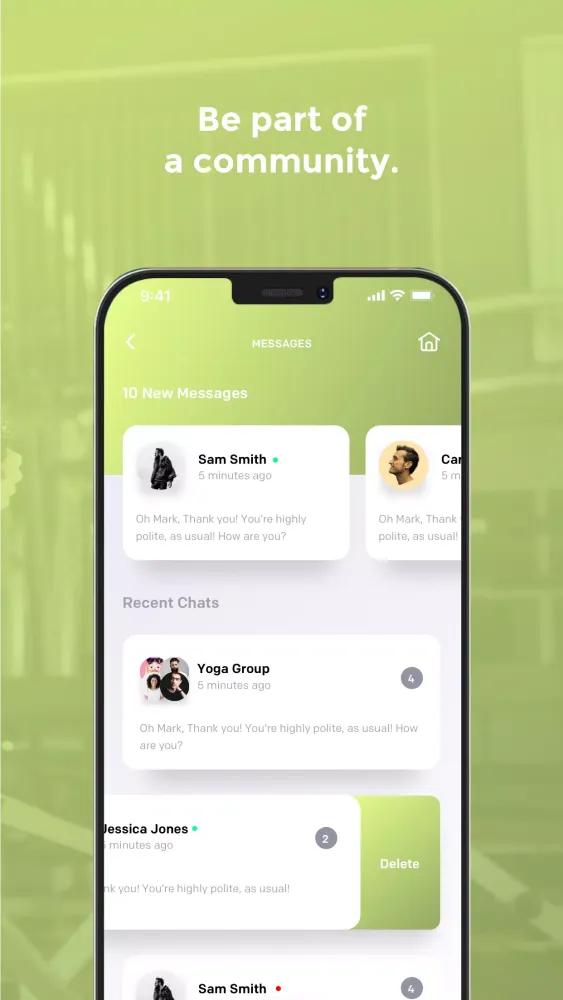 Lacey's Gym سکرین شاٹس