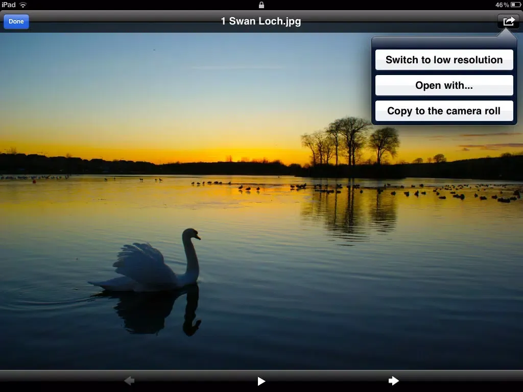 Captures d'écran de LaCie MyNAS iPad 
