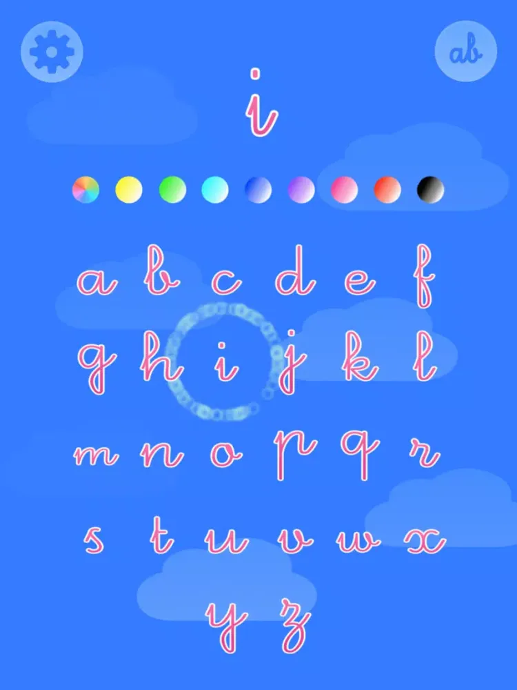 Cursive moderne iPad  Screenshots