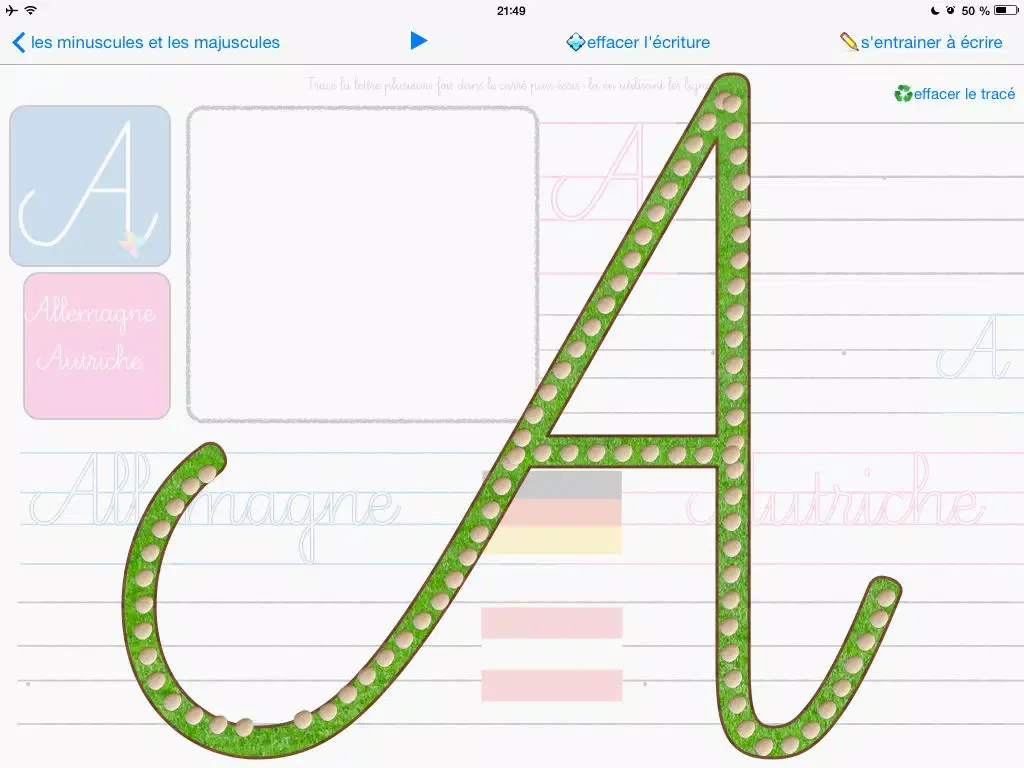 Capturas de pantalla de Ecriture moderne cursive à l'école : GS, CP, CE1 - minuscules et majuscules iPad 