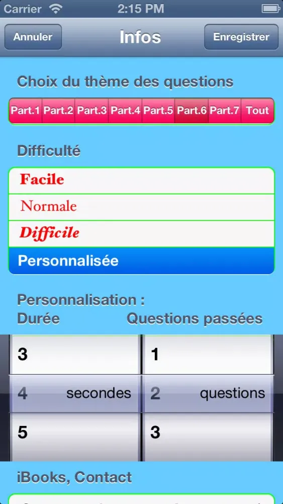 Quiz d'anglais niveau 2 - débutants 스크린샷