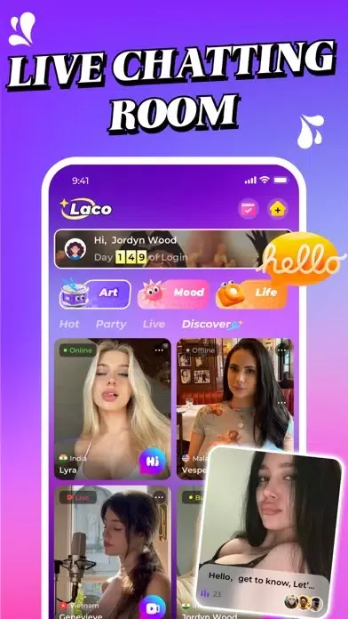 Laco-Video Chat&Live Chat スクリーンショット