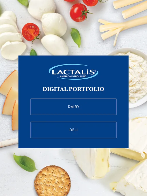 Lactalis Digital Portfolio iPad  Screenshots