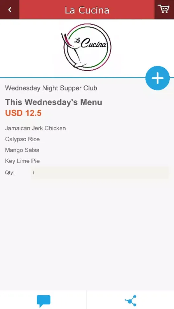Tangkapan layar La Cucina App