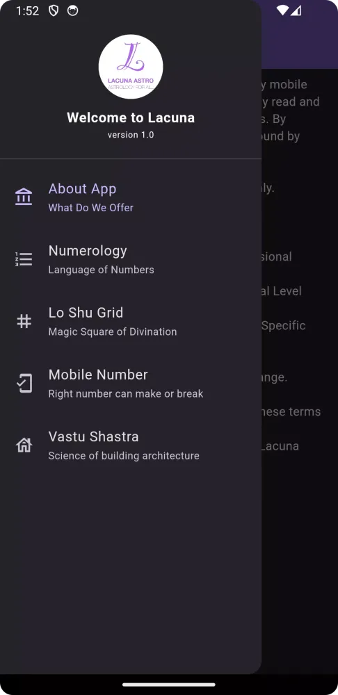 Astrology By Lacuna Astro Screenshots