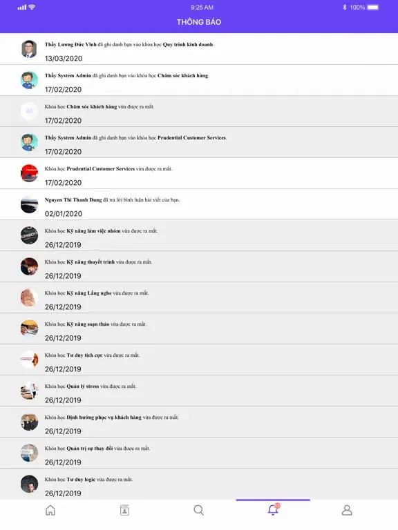 Capturas de tela do Lạc Việt Elearning iPad 