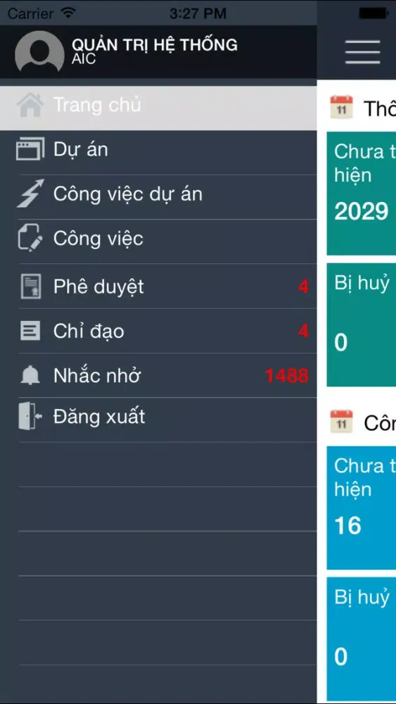 Quản lý dự án スクリーンショット