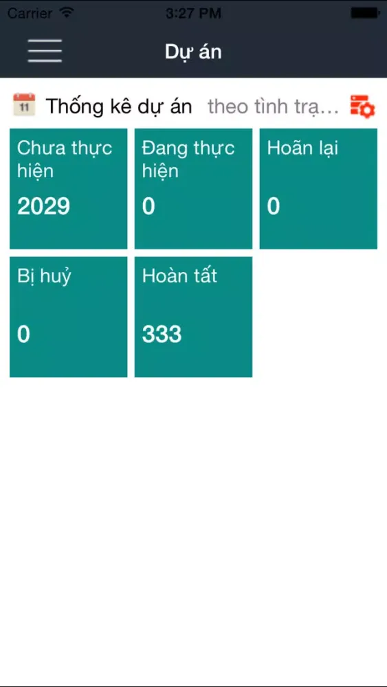 Quản lý dự án スクリーンショット