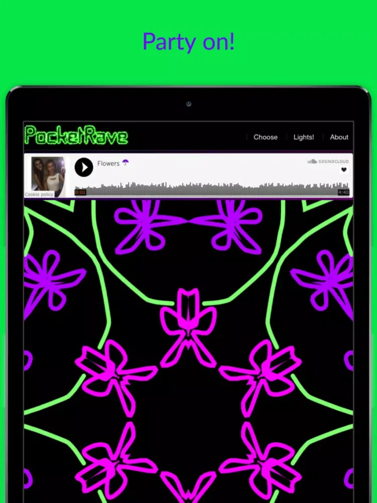 Capturas de pantalla de PocketRave - Party On! iPad 
