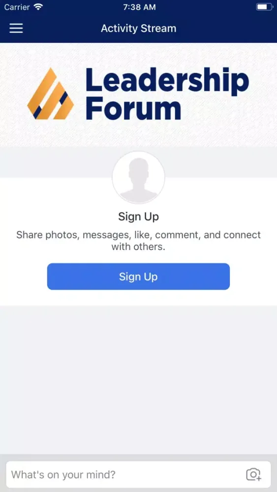 Zrzuty ekranu SSN Leadership Forum