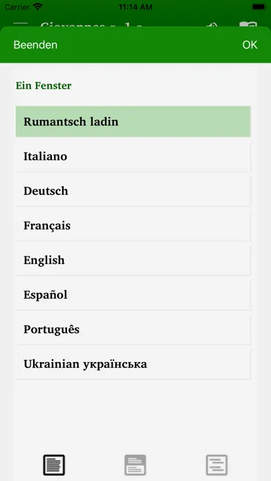 Tangkapan layar Rumantsch Ladin