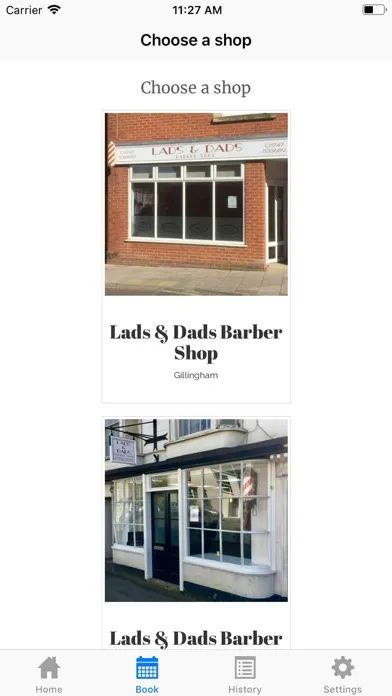 Tangkapan layar Lads and Dads Barber Shop