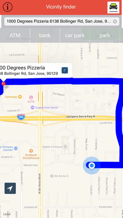 Vicinity app Screenshots