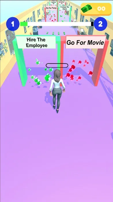 Capturas de pantalla de Boss Lady Runner Up Game 3D