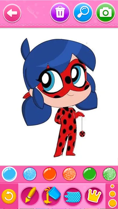 Ladybug Coloring & Magic Block應用截圖