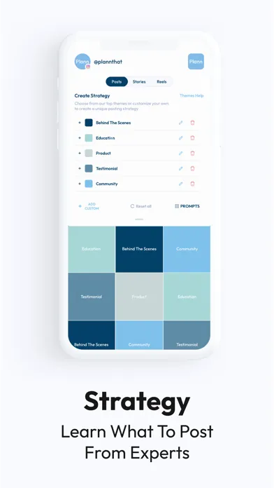 Plann: Preview for Instagram سکرین شاٹس