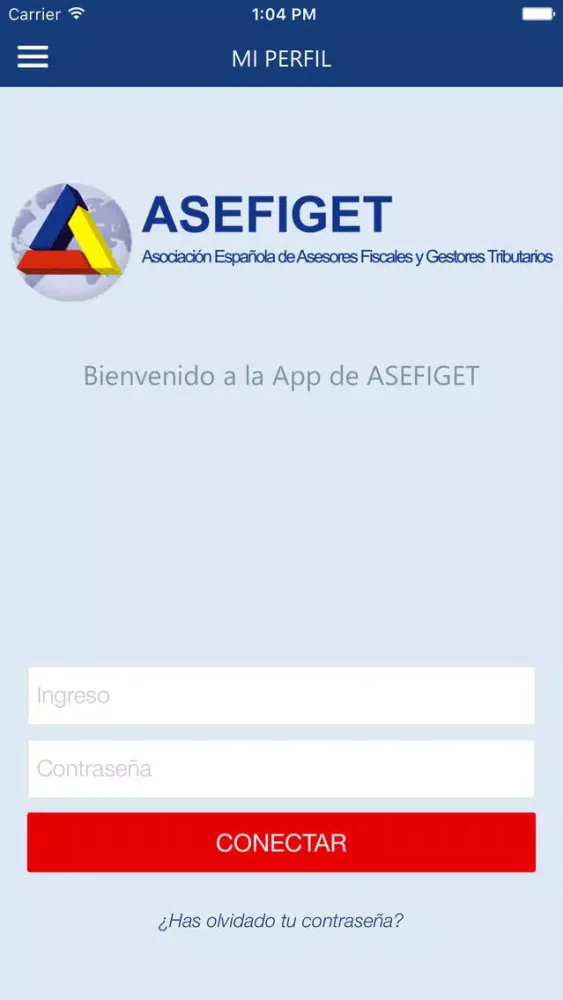 Capturas de pantalla de Asociación Española de Asesores Fiscales y Gestores Tributarios - ASEFIGET
