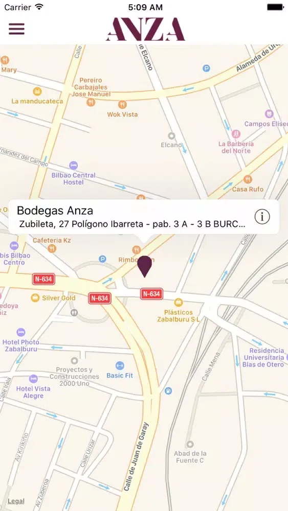 Captures d'écran de Bodegas Anza