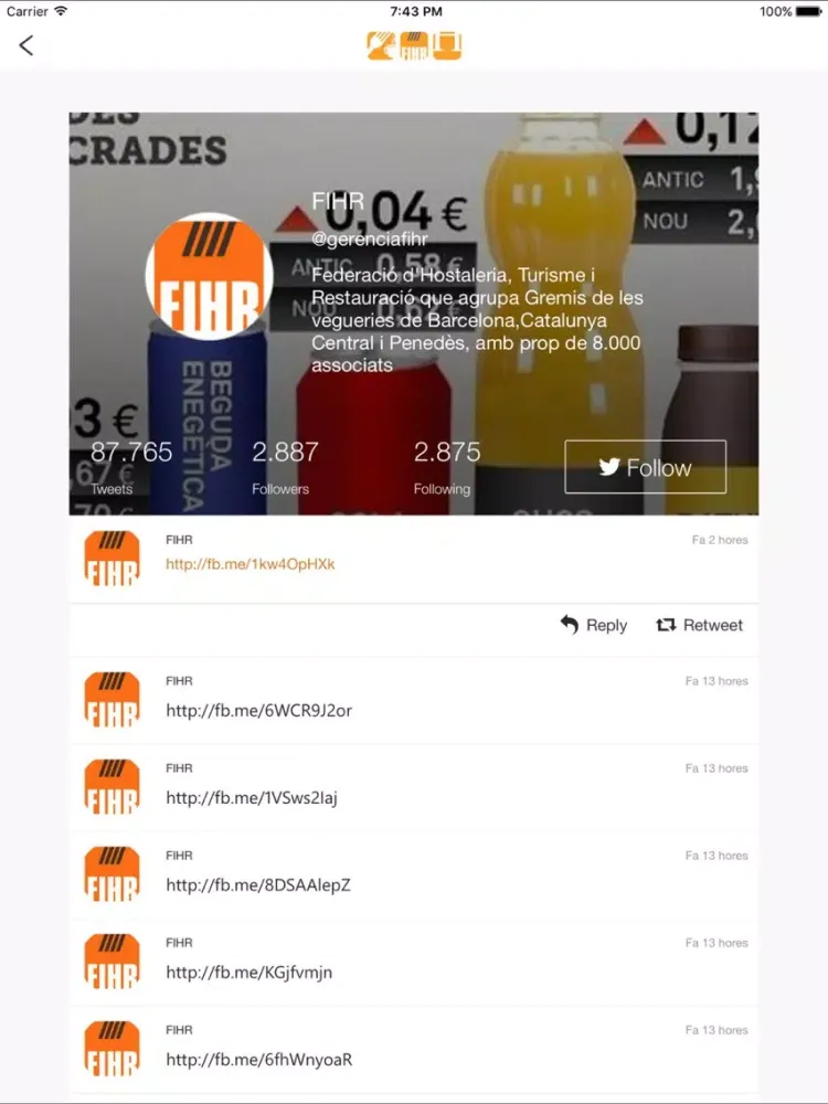 Zrzuty ekranu FIHRT iPad 
