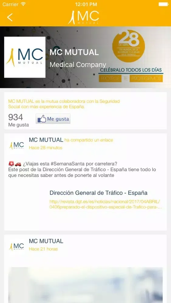 Screenshot di MC Mutual.