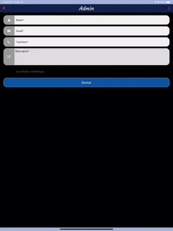Tangkapan skrin La Fiesta App iPad 