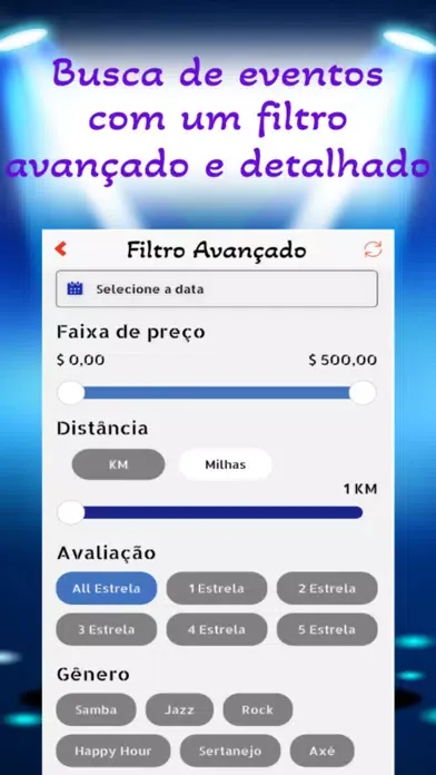 Tangkapan skrin La Fiesta App