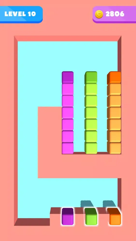 Tangkapan layar Snake Match 3D