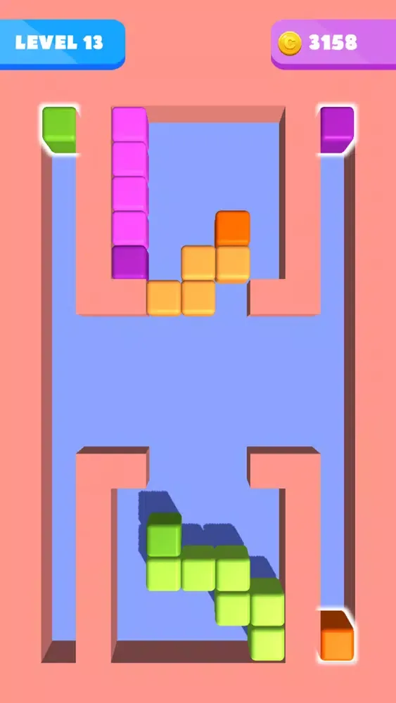 Tangkapan layar Snake Match 3D
