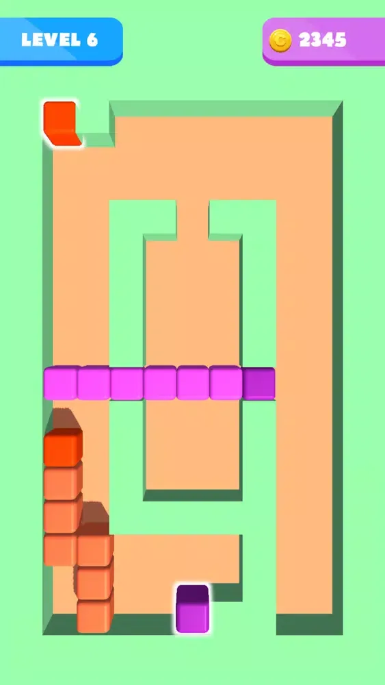 Tangkapan layar Snake Match 3D