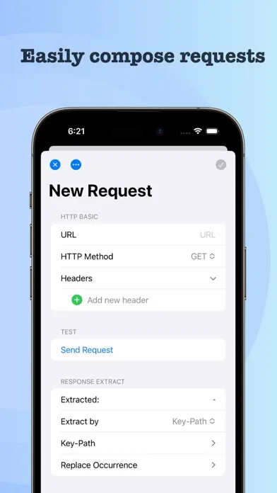 Screenshot di HTTPWidget