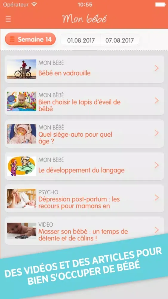 Capturas de pantalla de Mon bébé Doctissimo