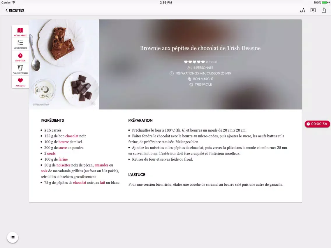 ELLE à table : idées recettes iPad  স্ক্রিনশট