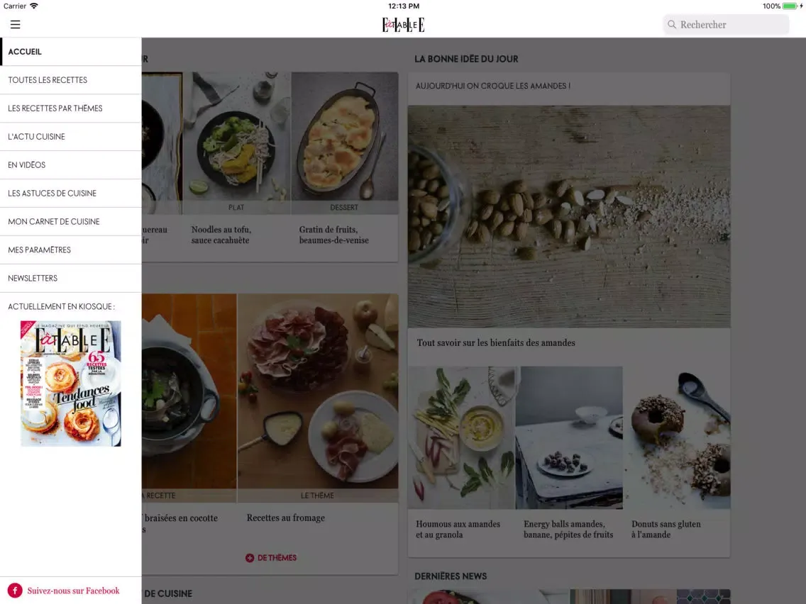 ELLE à table : idées recettes iPad  স্ক্রিনশট