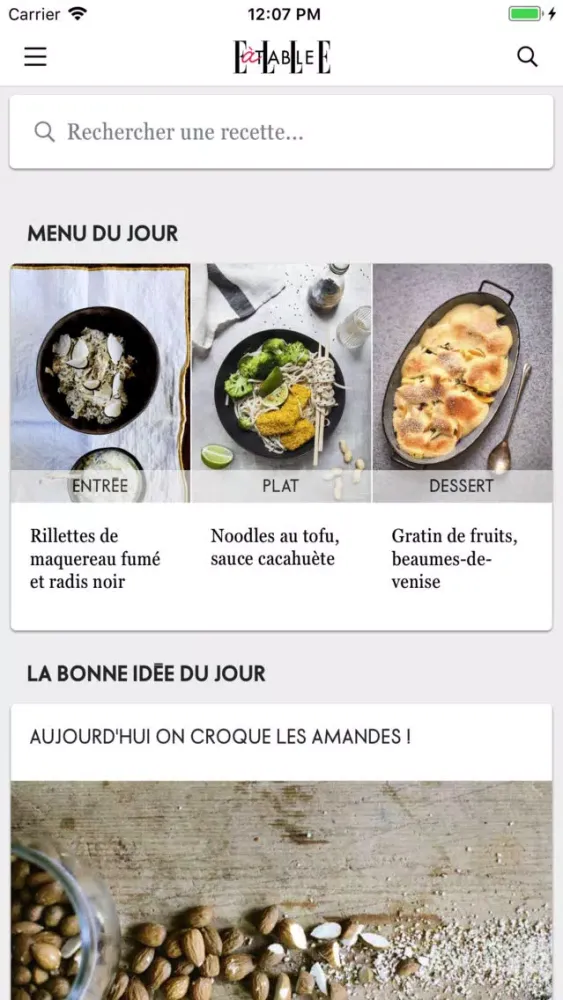 ELLE à table : idées recettes স্ক্রিনশট