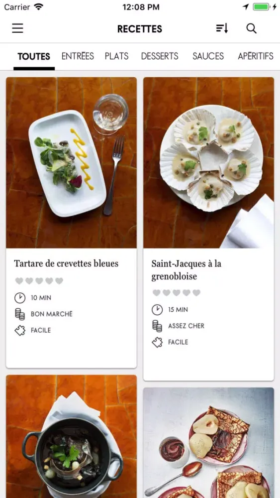 ELLE à table : idées recettes স্ক্রিনশট