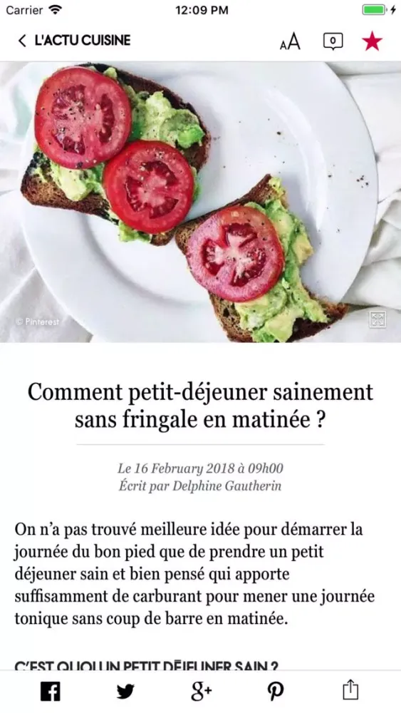 ELLE à table : idées recettes স্ক্রিনশট