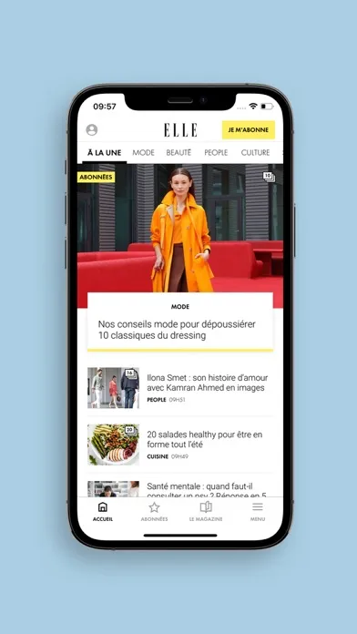 Screenshot di ELLE : actualité, mode, beauté