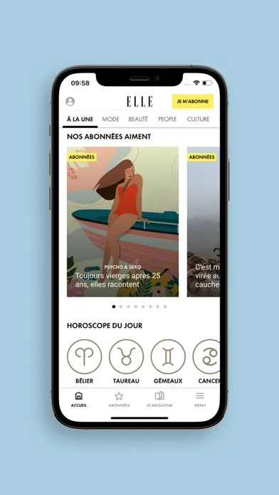Screenshot di ELLE : actualité, mode, beauté