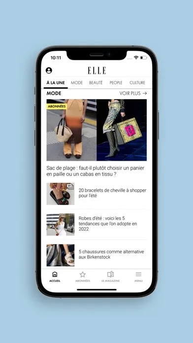 Screenshot di ELLE : actualité, mode, beauté