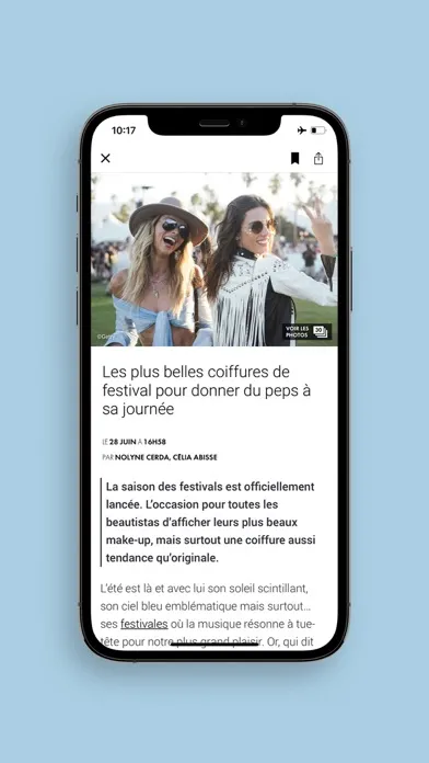 Screenshot di ELLE : actualité, mode, beauté