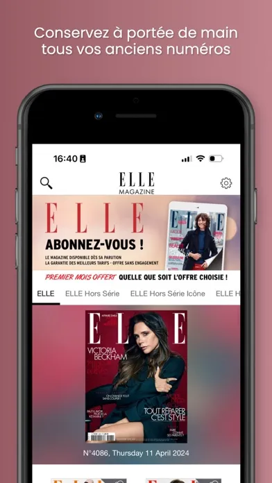 ELLE Magazine Screenshots