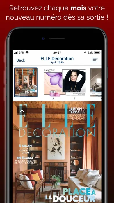 Capturas de pantalla de ELLE Décoration Magazine