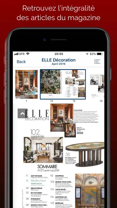 Capturas de pantalla de ELLE Décoration Magazine